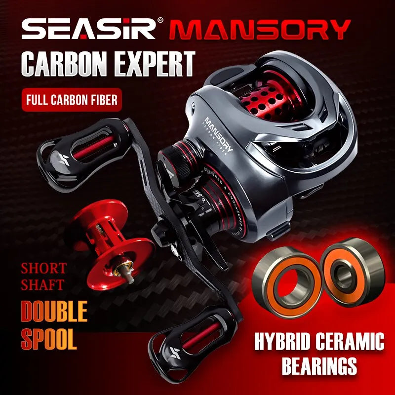 Seasir Mansory Baitcasting Fishing Reel - mygreatoutdoorescape