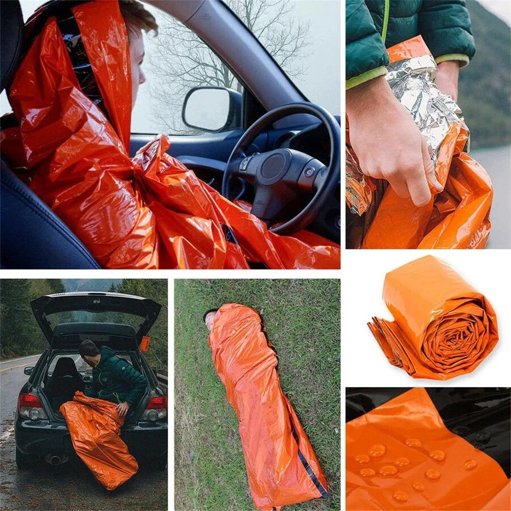 Portable Waterproof Emergency Survival Sleeping Bag - mygreatoutdoorescape