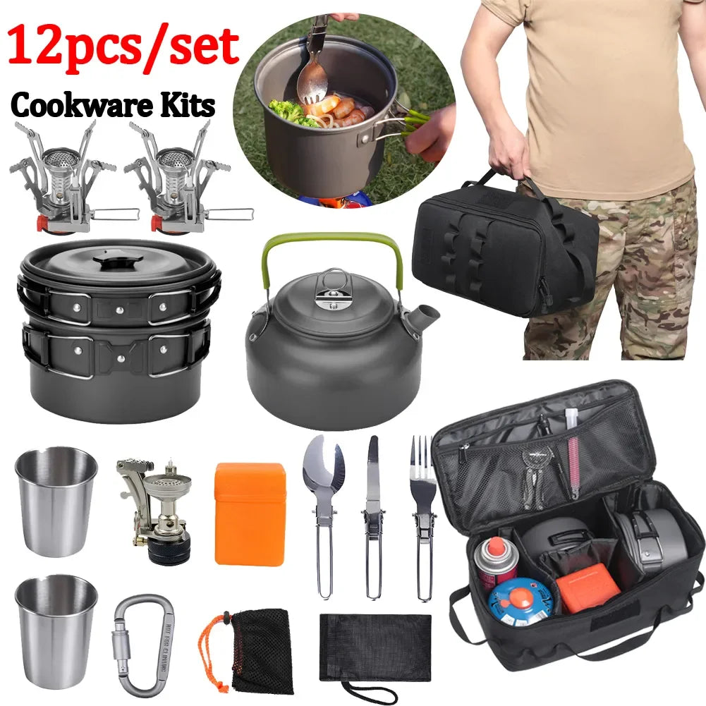 Outdoor Camping Cookware Set - mygreatoutdoorescape