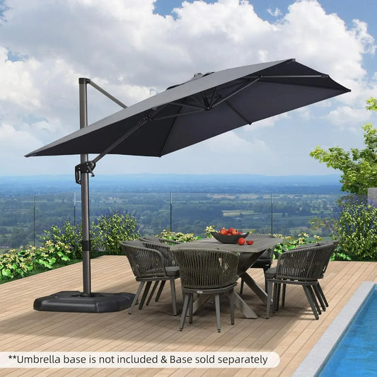 Rectangle Umbrella Aluminum