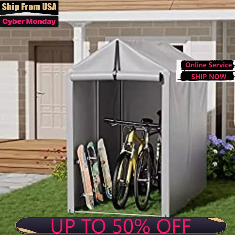 Storage Shed 6 x 6 ft Canopy - mygreatoutdoorescape