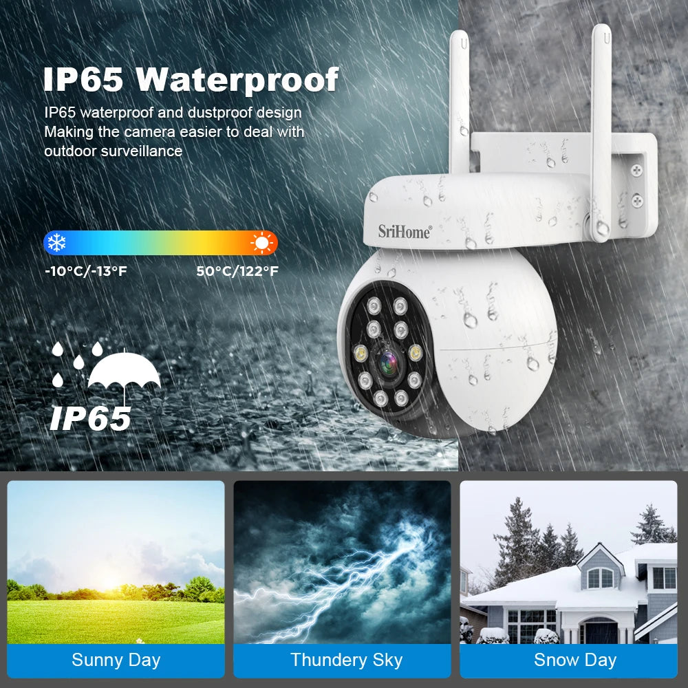 Wifi Surveillance Camera Outdoor 5MP