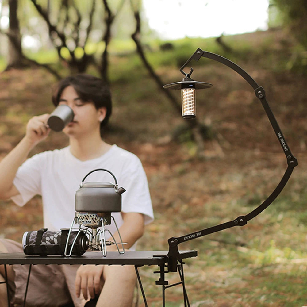 Ultralight Camping Lamp Stand - mygreatoutdoorescape