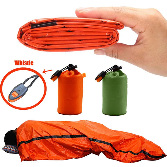 Portable Waterproof Emergency Survival Sleeping Bag - mygreatoutdoorescape