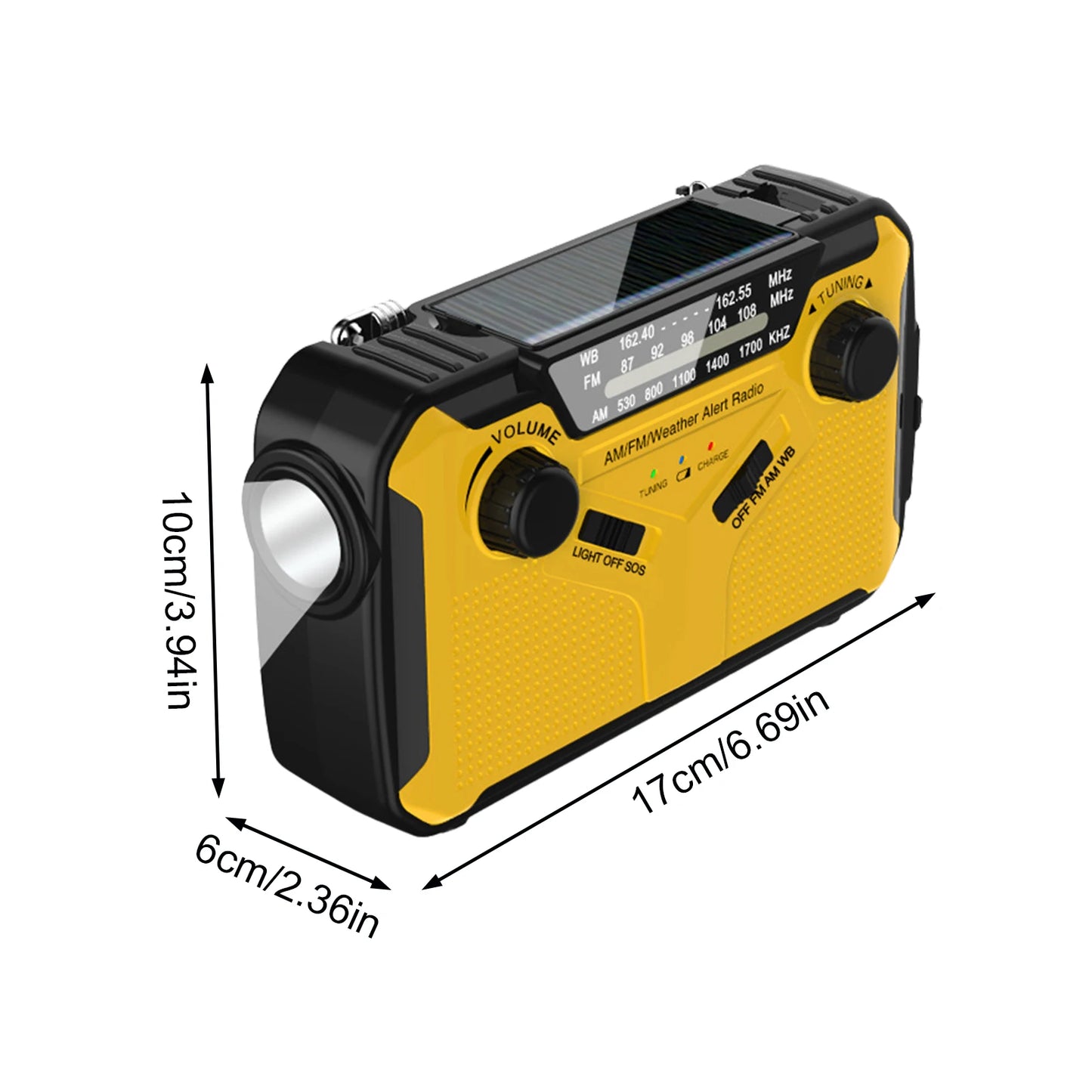 Solar Crank Emergency Radio