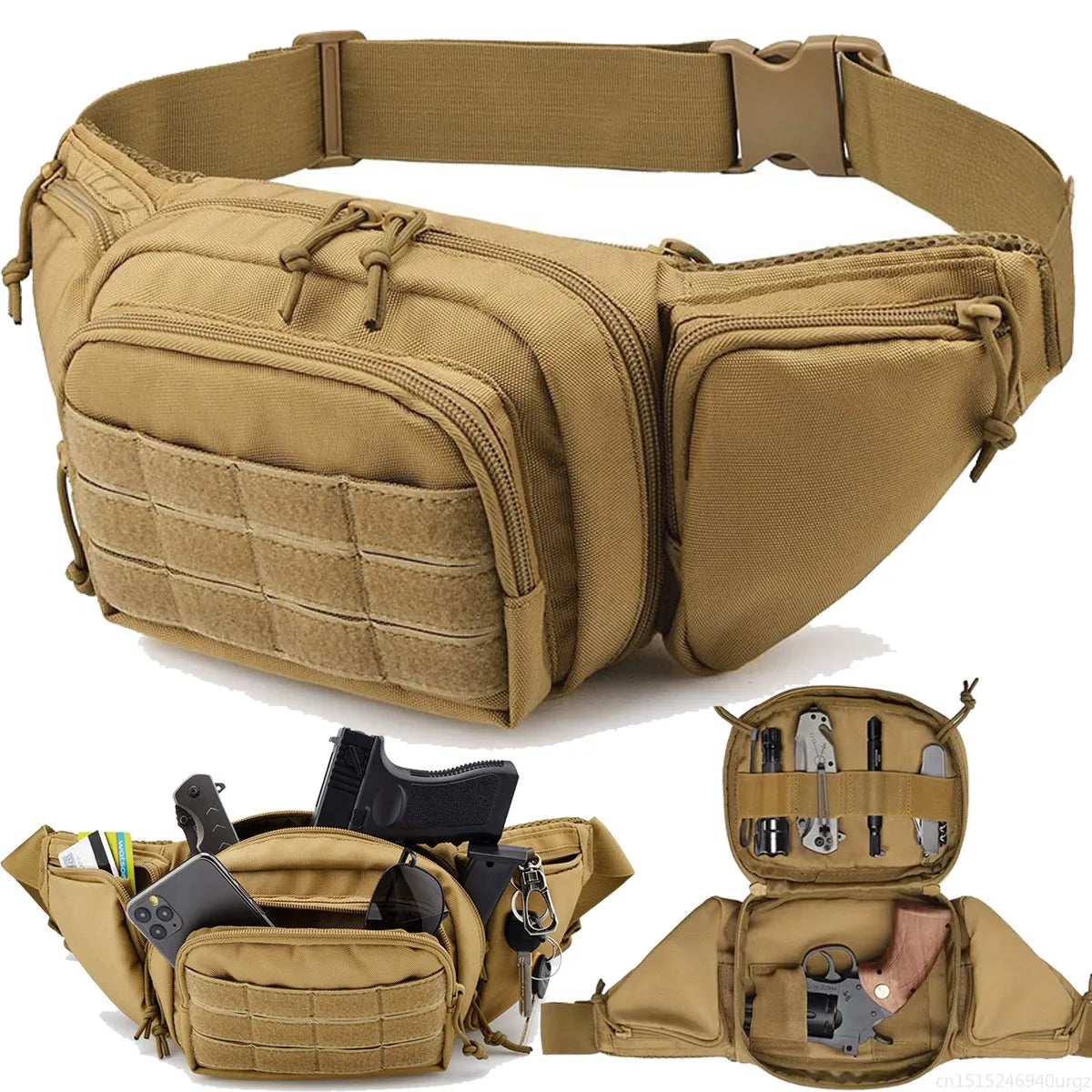 Military Tactical Waist Gun Bag - mygreatoutdoorescape