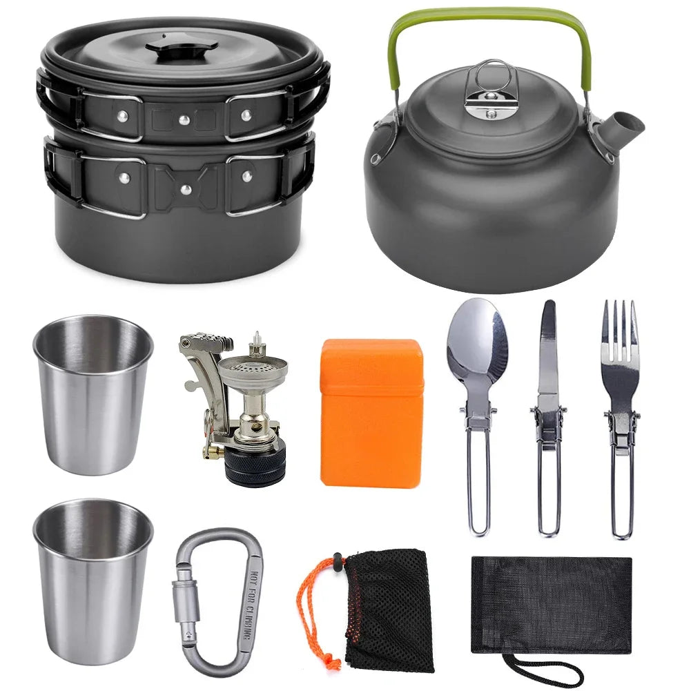 Outdoor Camping Cookware Set - mygreatoutdoorescape