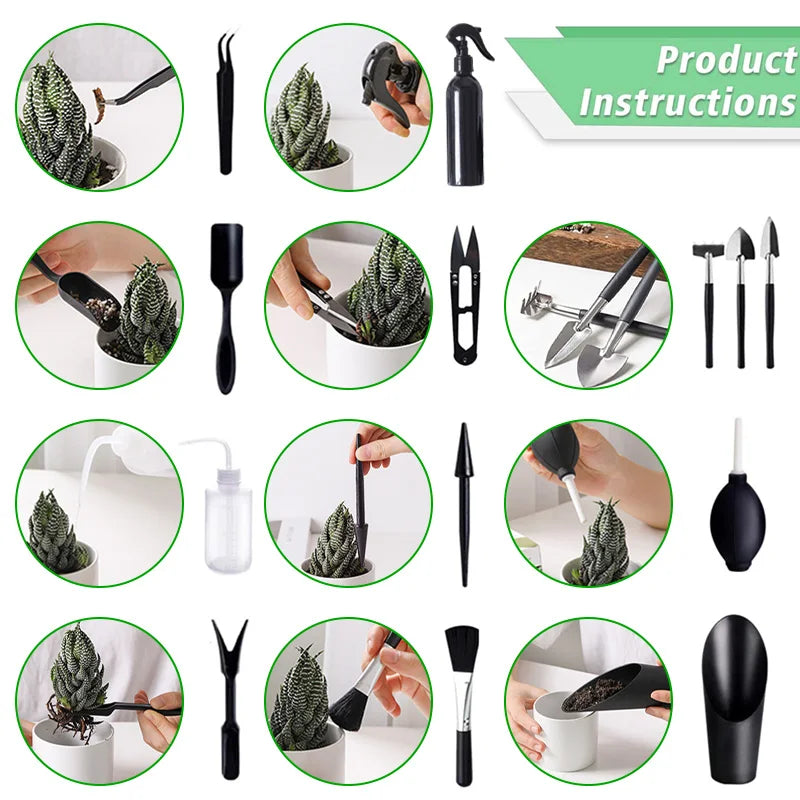 Succulent Plants Tool Set 8-14pcs