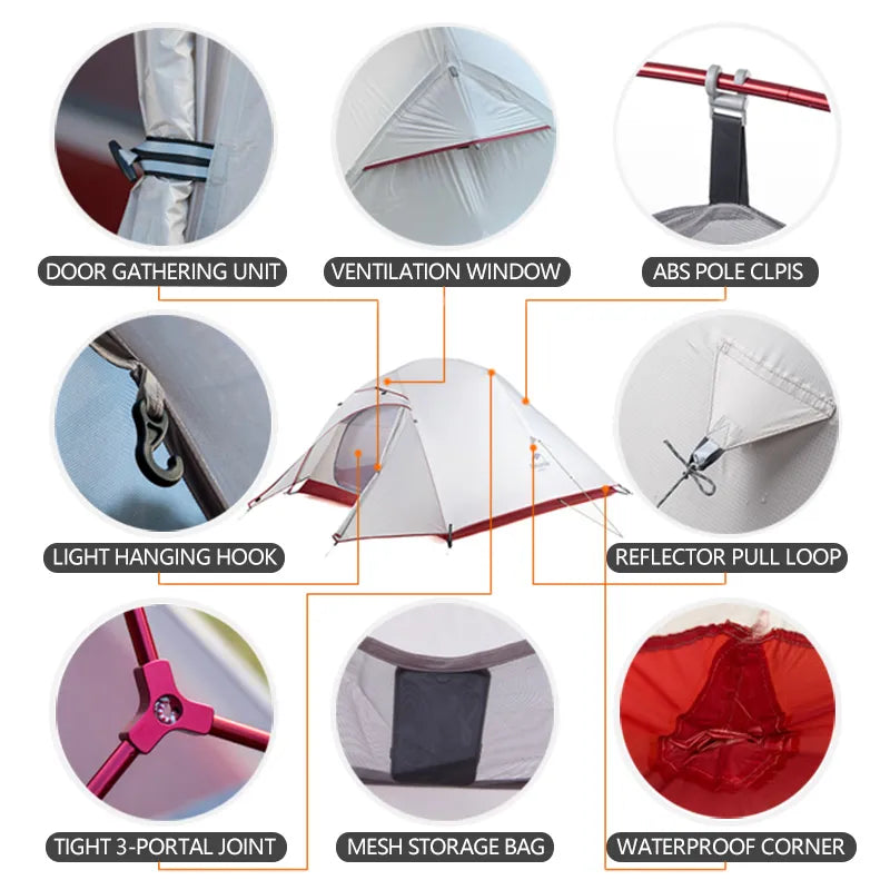 1 2 3 People Tent Ultralight - mygreatoutdoorescape