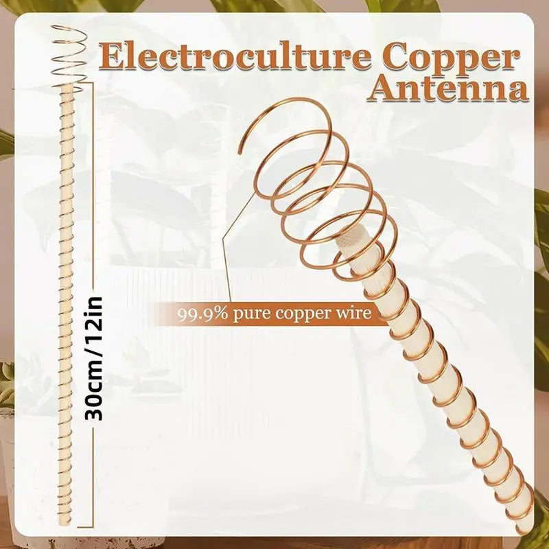 Gardening Copper Coil Antennas For Growing Garden