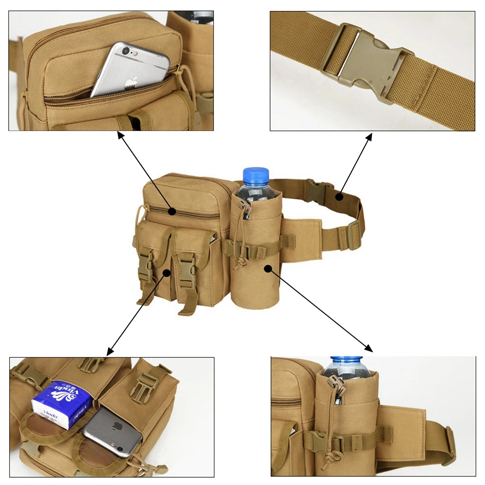 Tactical Men Waist Pack - mygreatoutdoorescape