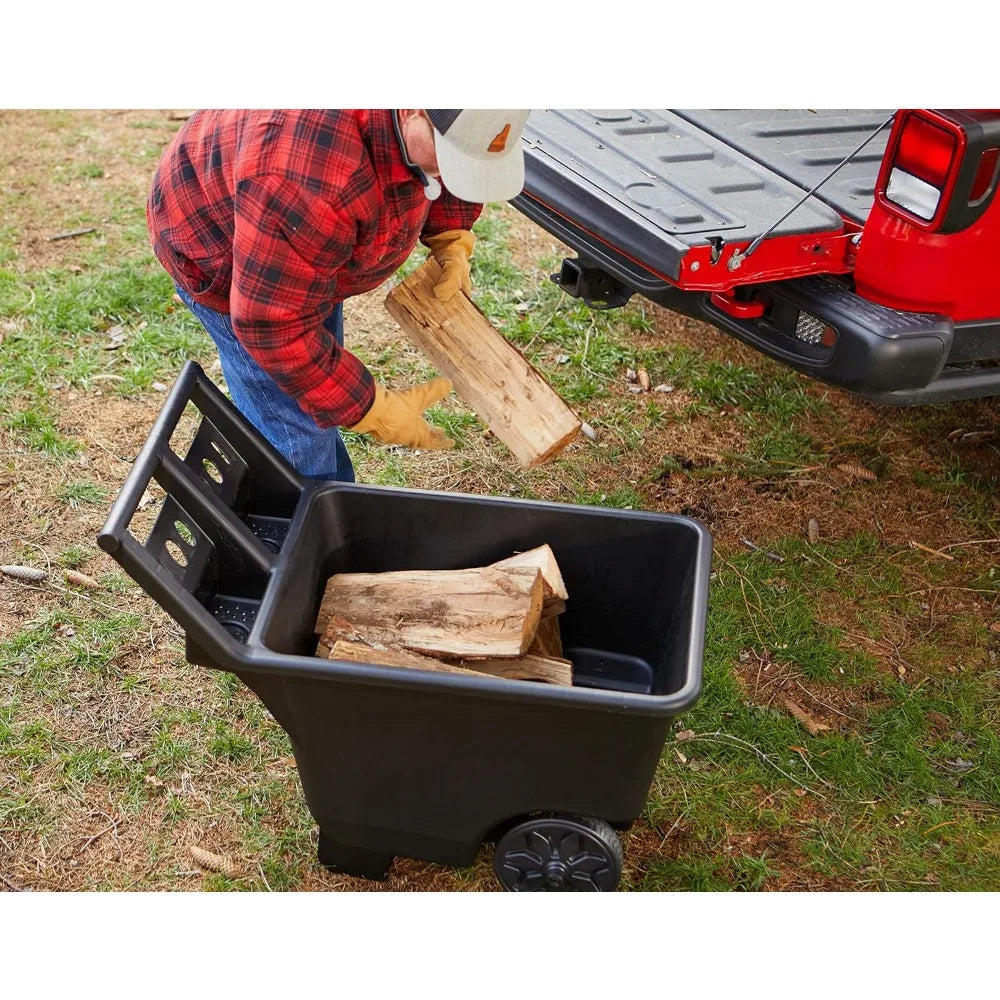 Heavy wheeled large capacity cart