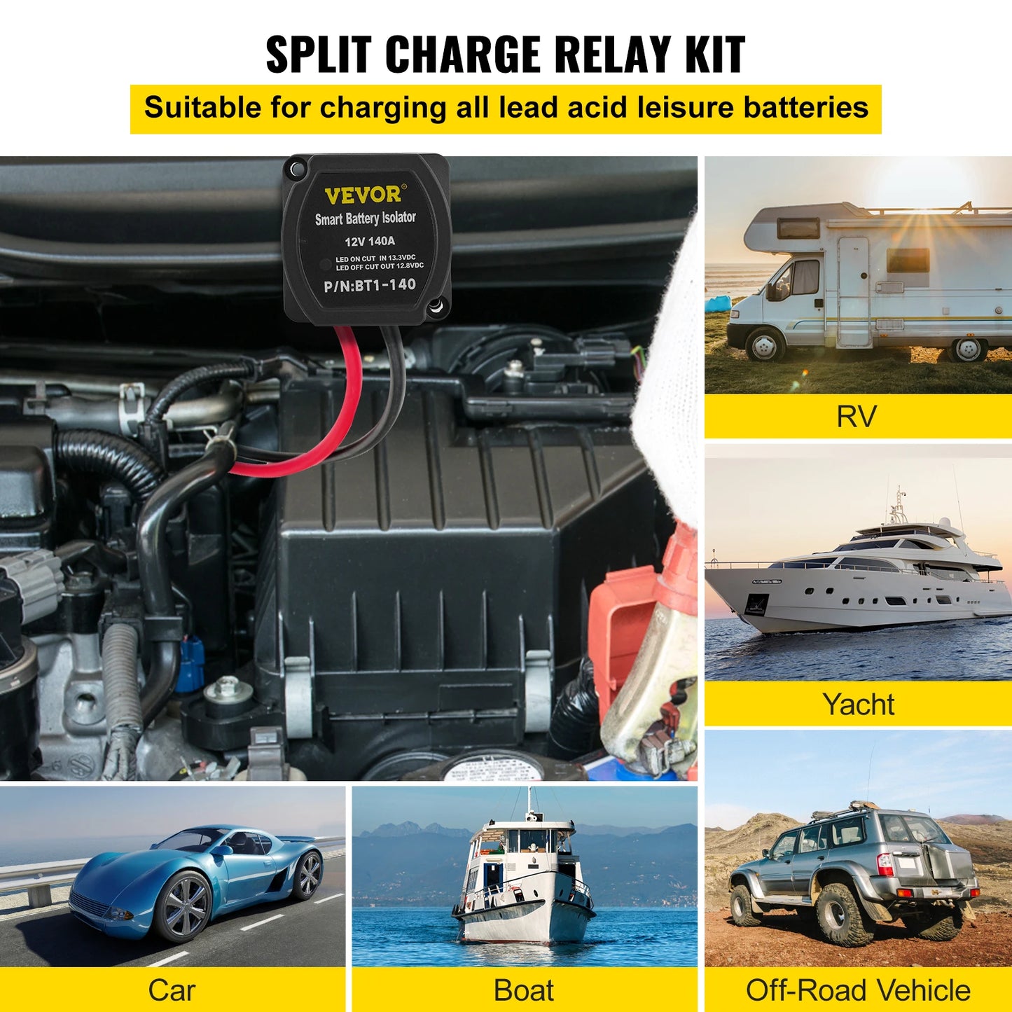 Split Charge Relay Kit