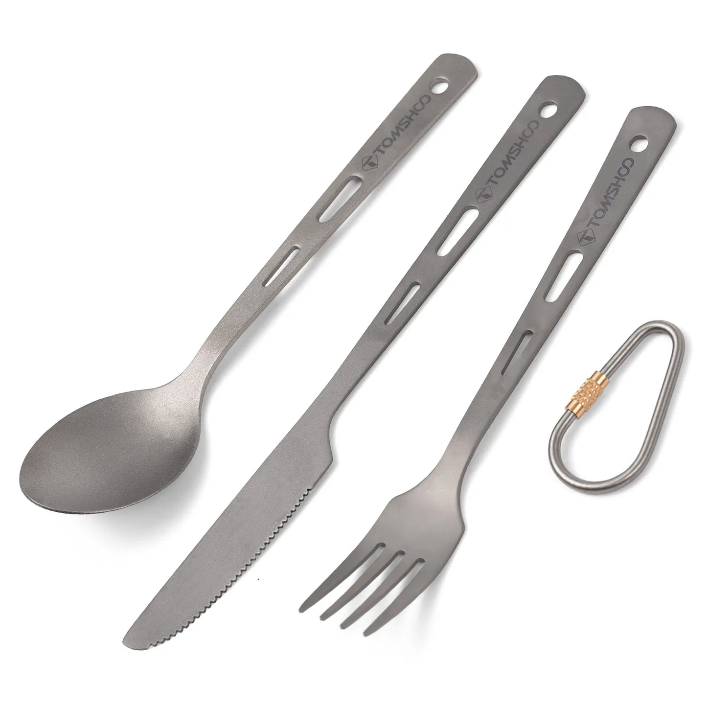 Titanium 3PCS Cutlery Set - mygreatoutdoorescape