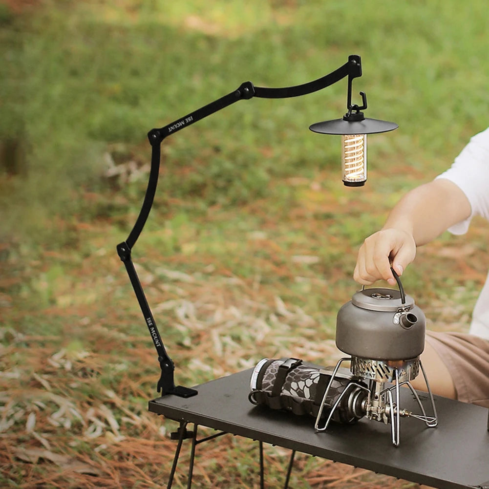 Ultralight Camping Lamp Stand - mygreatoutdoorescape