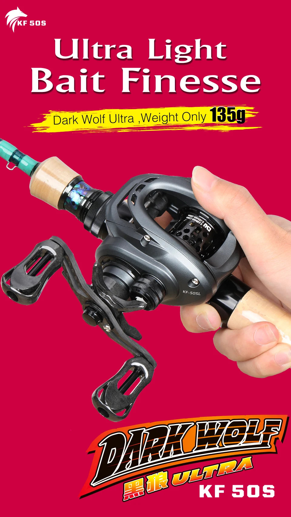 TSURINOYA 135g Bait Finesse Fishing Reel - mygreatoutdoorescape