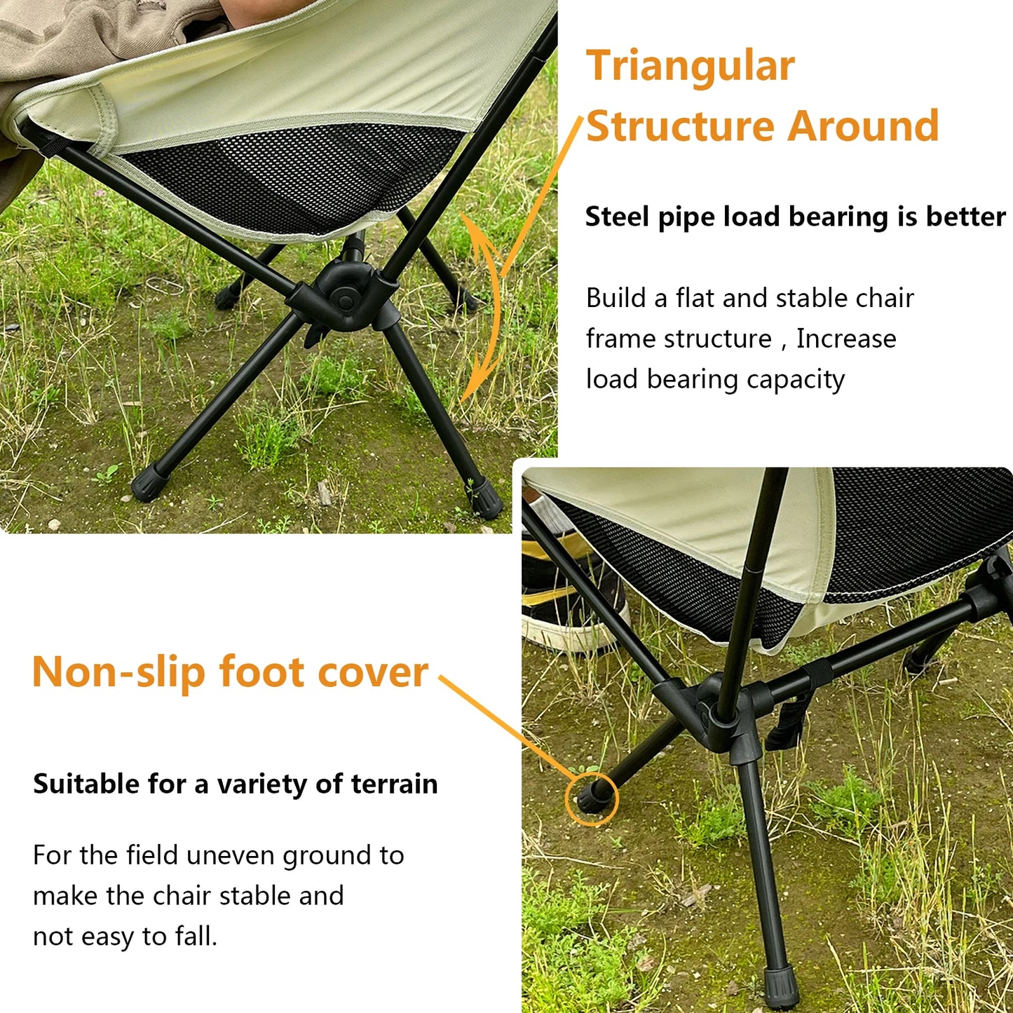 Portable Folding Moon Chair - mygreatoutdoorescape