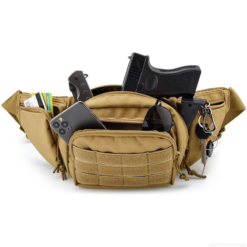 Military Tactical Waist Gun Bag - mygreatoutdoorescape