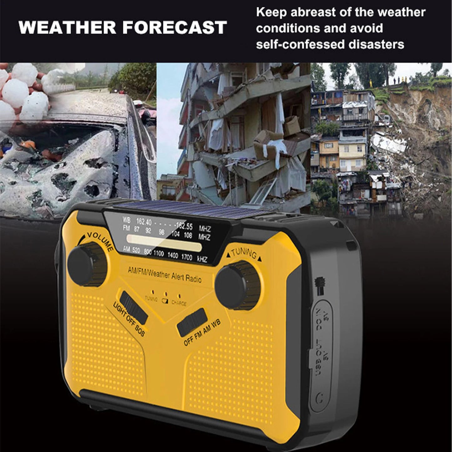 Solar Crank Emergency Radio