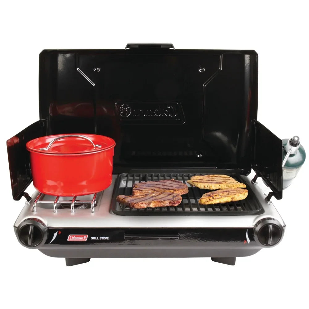 2 Burner Propane Camping Stove - mygreatoutdoorescape