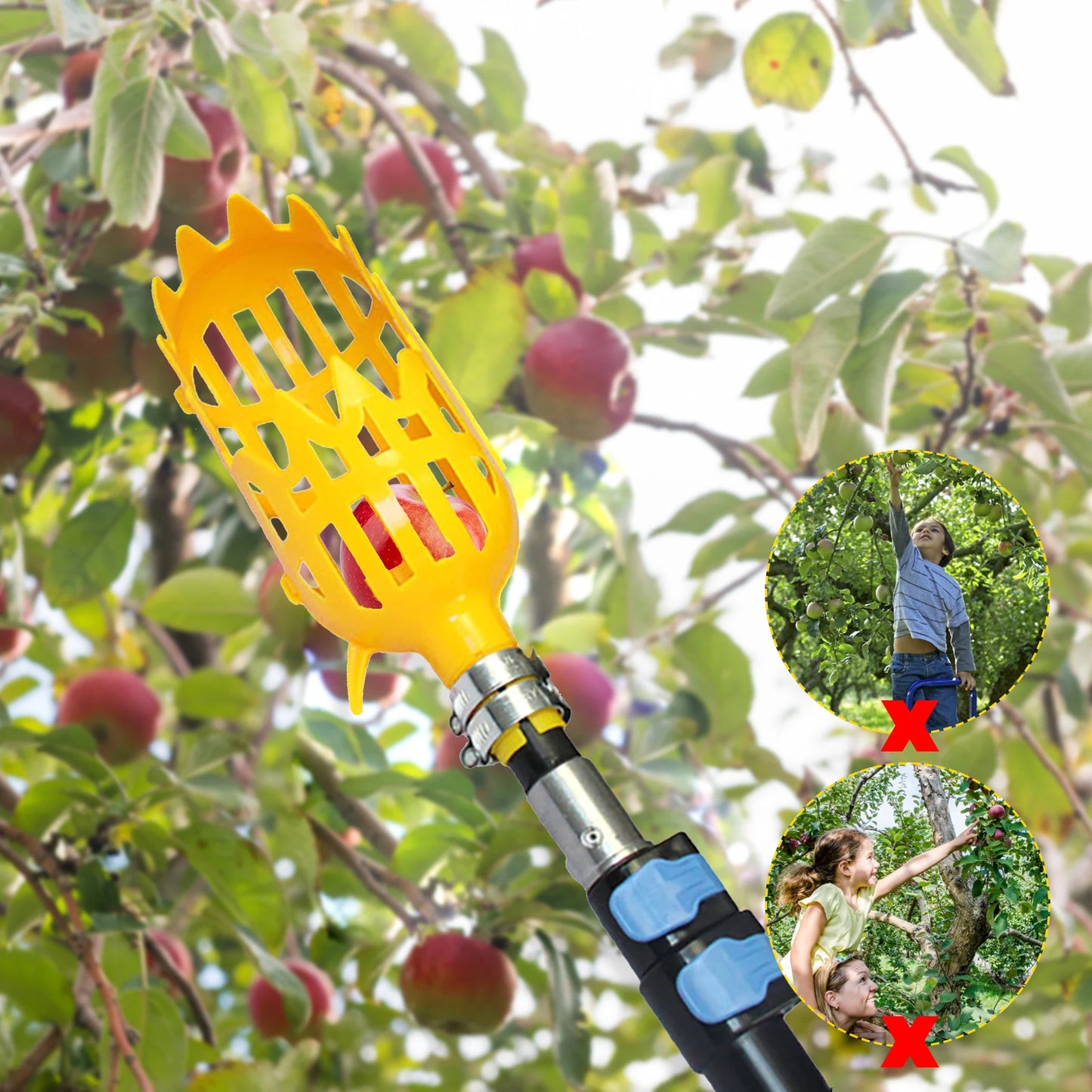 2pcs Plastic Fruit Picker