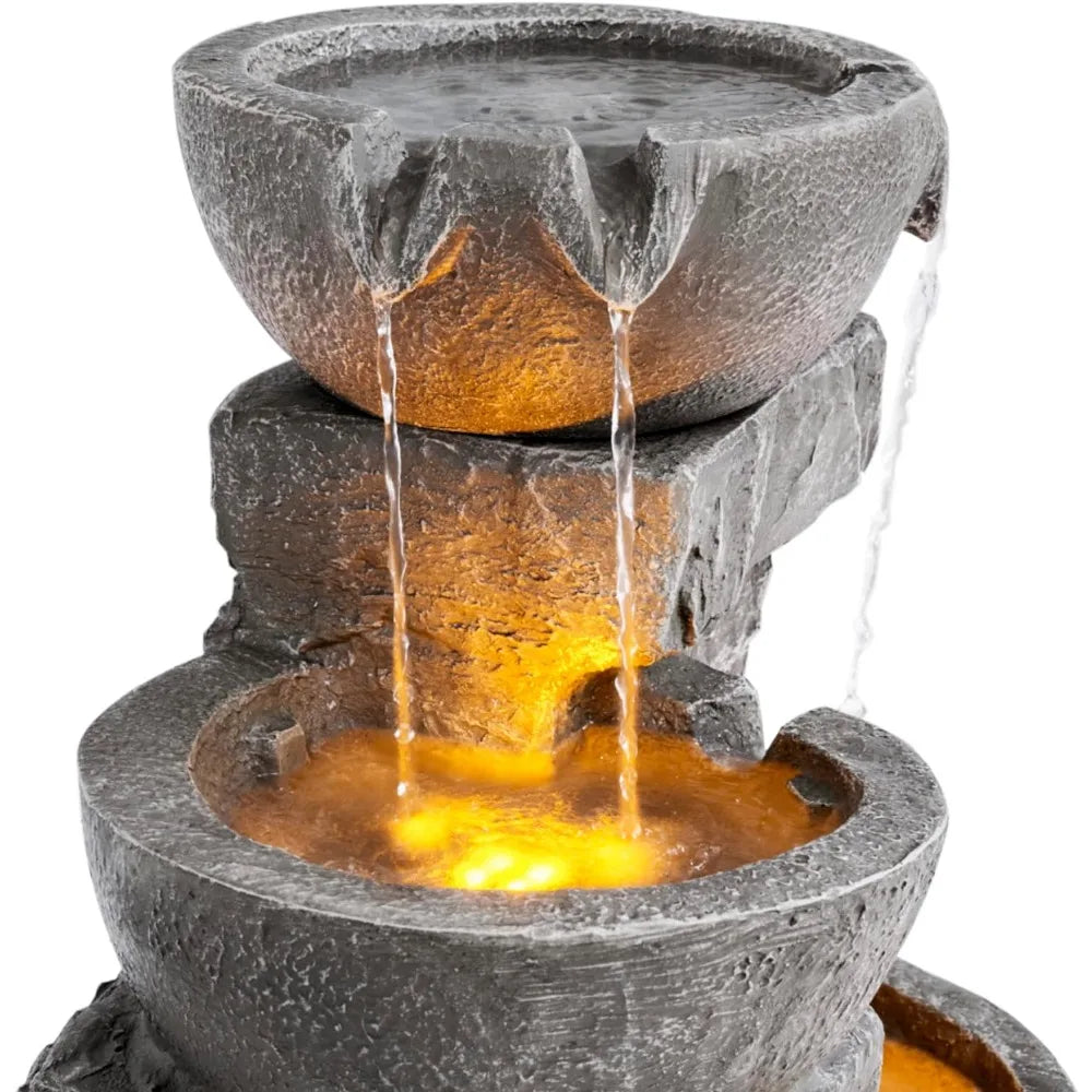 LED outdoor fountain