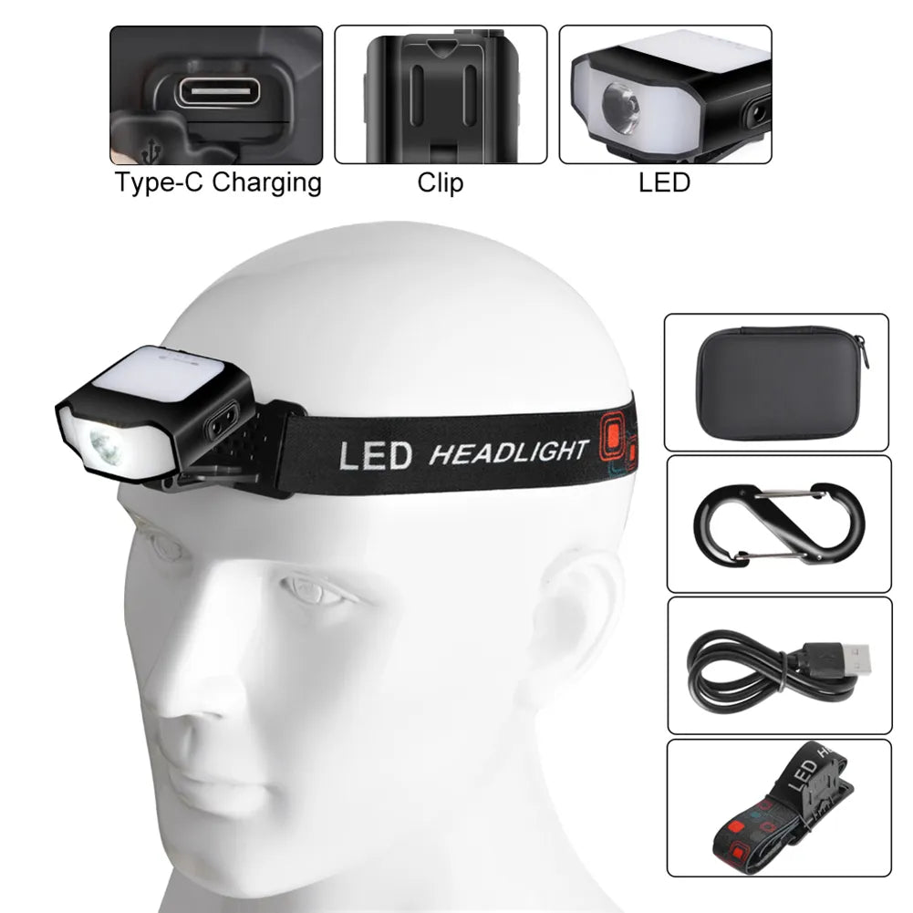 Headlight 6 Modes COB LED - mygreatoutdoorescape