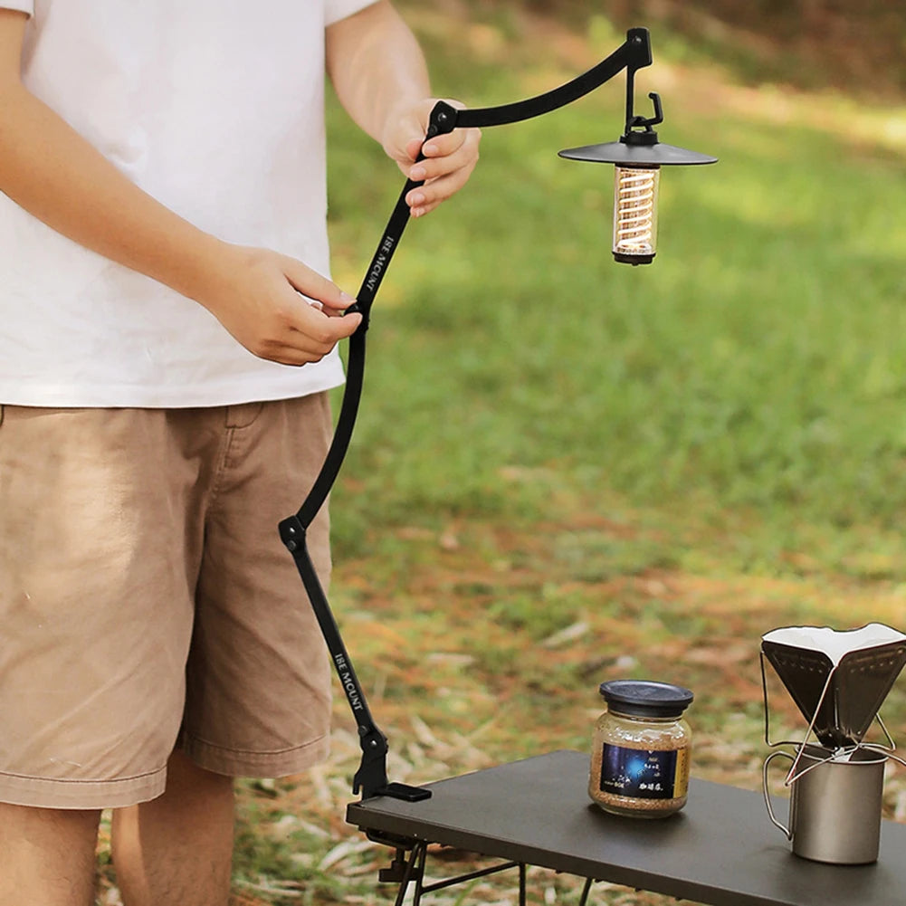 Ultralight Camping Lamp Stand - mygreatoutdoorescape