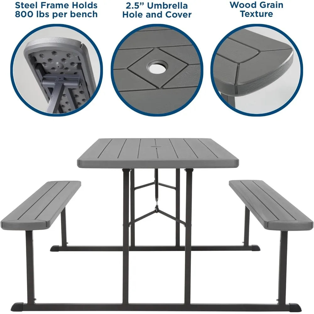 6 Ft Folding Picnic Table