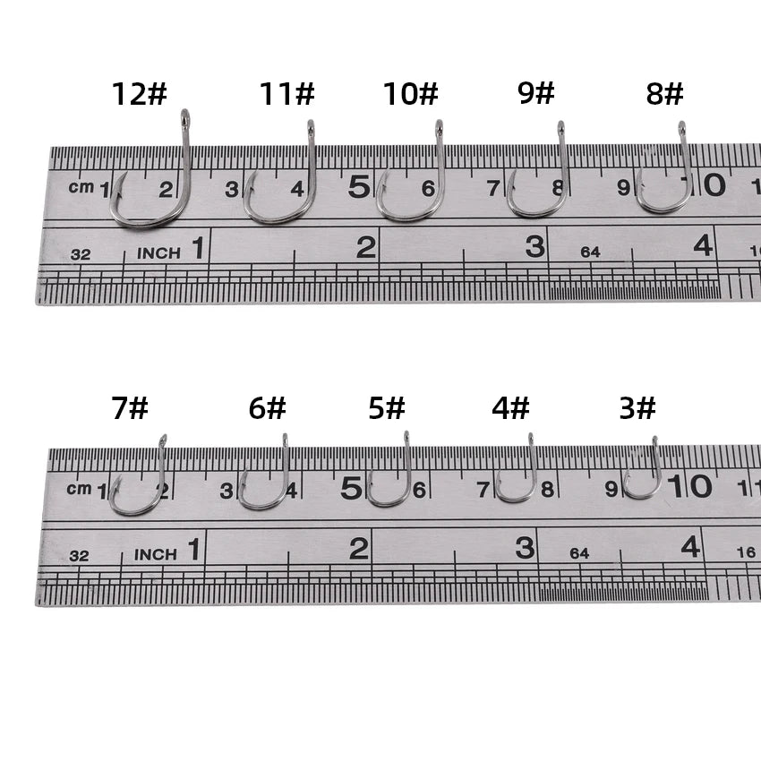 Fishing Hooks Set High Carbon Steel - mygreatoutdoorescape