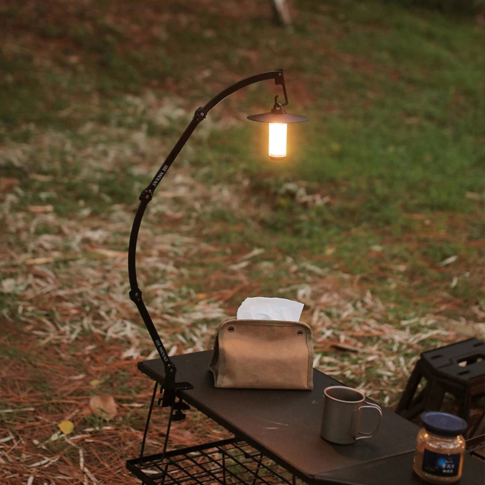 Ultralight Camping Lamp Stand - mygreatoutdoorescape