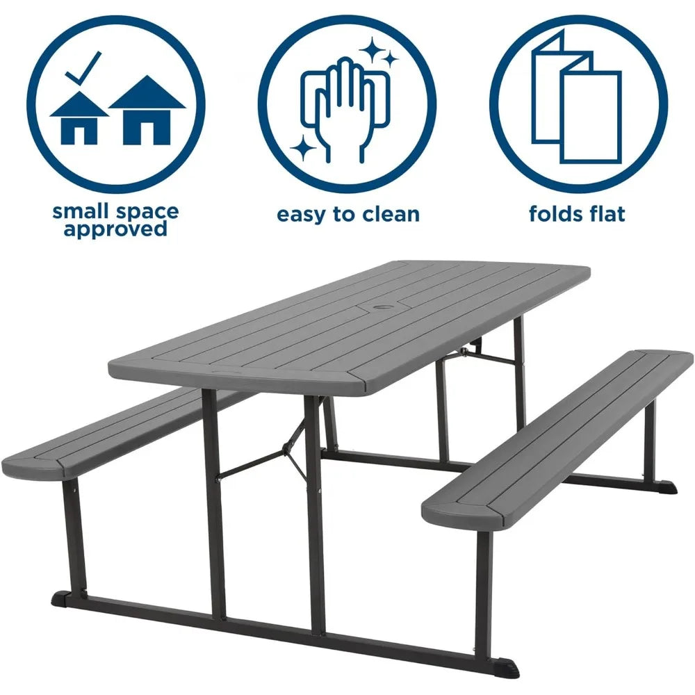 6 Ft Folding Picnic Table