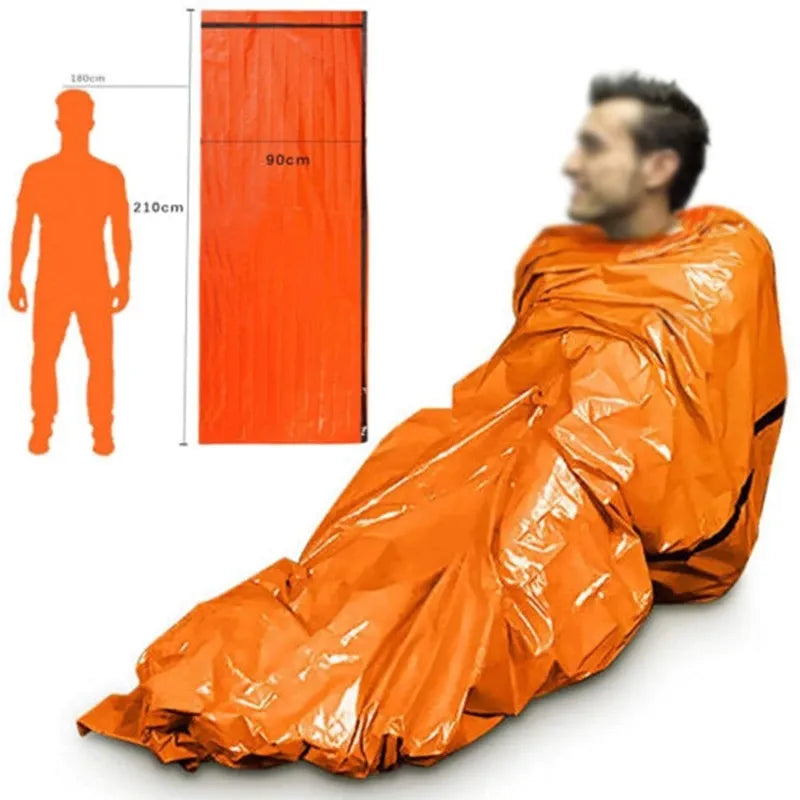 Portable Waterproof Emergency Survival Sleeping Bag - mygreatoutdoorescape