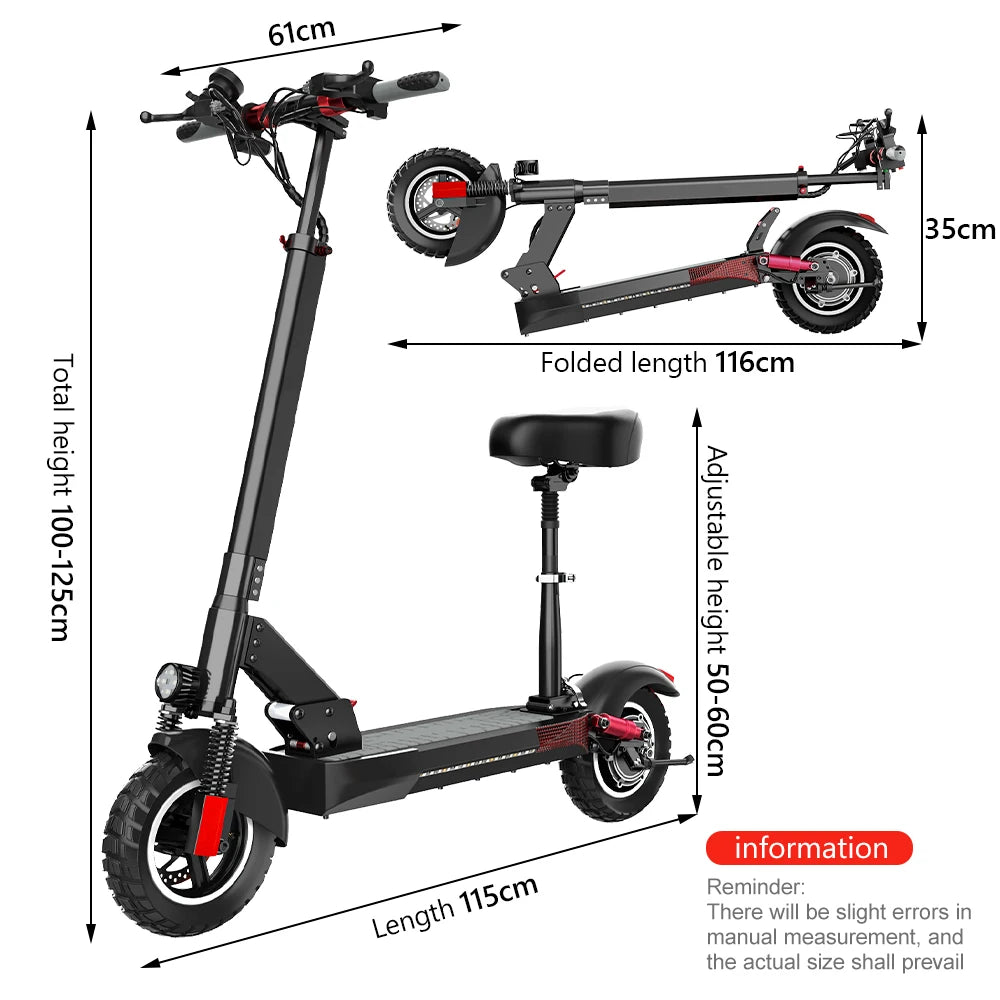 Adult Foldable 2 Wheel Electr Scooter - mygreatoutdoorescape