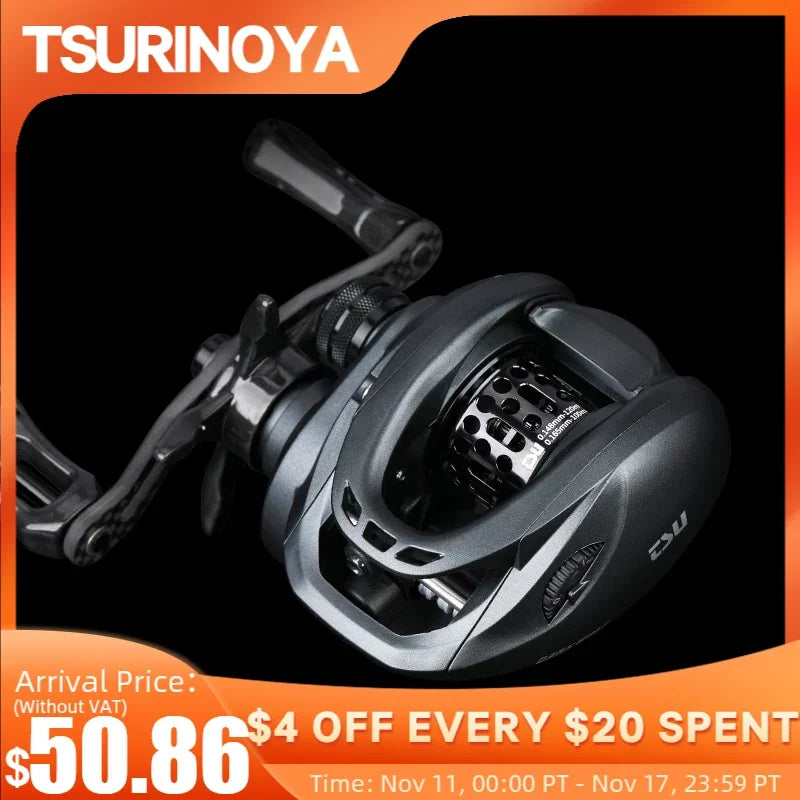 TSURINOYA 135g Bait Finesse Fishing Reel - mygreatoutdoorescape