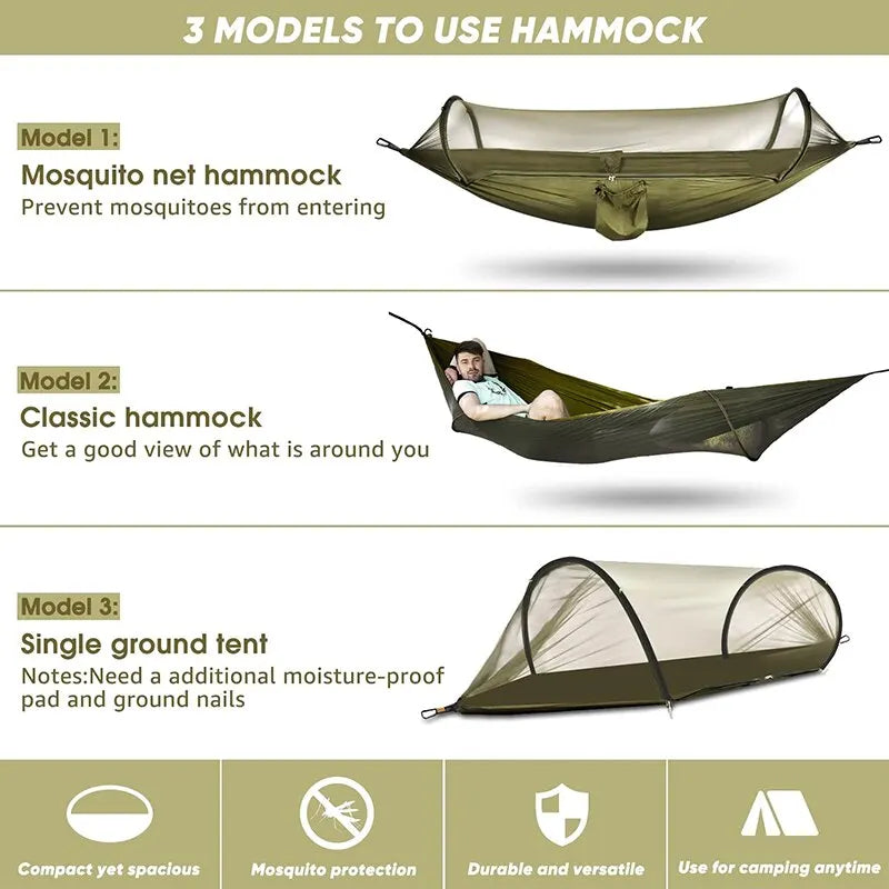 3 in 1 Anti-Mosquito Hammock